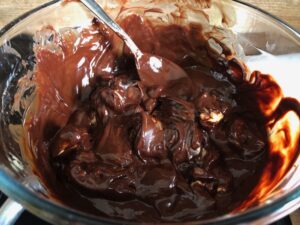 chocolade en boter smelten