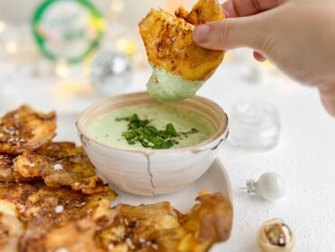crunchy smashed potatoes