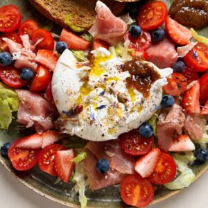 zomerse salade met burrata