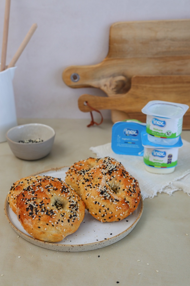 snelle yoghurt bagels