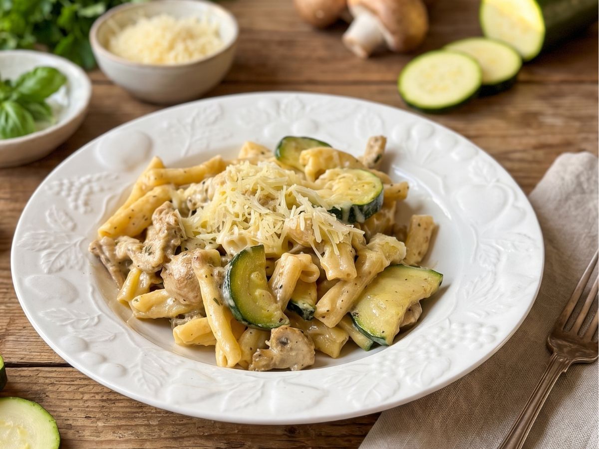 pasta met kipgehakt