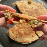 quesadilla met kip en mais